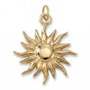 18 Karat Gold PVD Stainless Steel Mystic Sun Charm