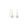 14 Karat Gold Cultured Freshwater Pearl French Wire Earrings