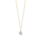 16" 14 Karat Gold Birthstone Necklace (January-December)
