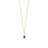 16" 14 Karat Gold Birthstone Necklace (January-December)