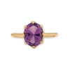 14 Karat Gold Precision Cut Amethyst Ring