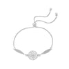 Rhodium Plated Dream Catcher Bolo Bracelet