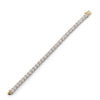 7.5" 14 Gold Plated 6mm CZ Tennis Bracelet