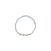 14 Karat Gold Plated Labradorite and Black Spinel Bracelet Set