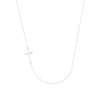 16" + 2" Necklace with Off Center Cross