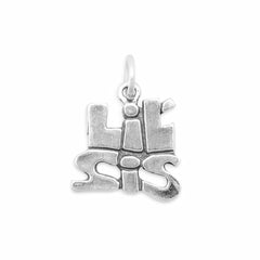 Oxidized Lil Sis Charm