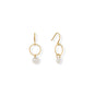 A Kiss of Cute! Rainbow Moonstone Charm Earrings