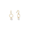 A Kiss of Cute! Rainbow Moonstone Charm Earrings