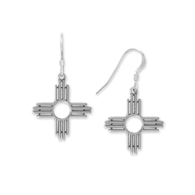 Zia Symbol French Wire Earrings