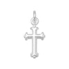 Extra Small Silver Cross Charm