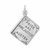 Oxidized Pride and Prejudice Book Charm