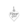 Oxidized Flower Girl Charm