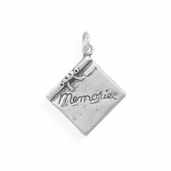 Oxidized 3D Scrap Book Charm