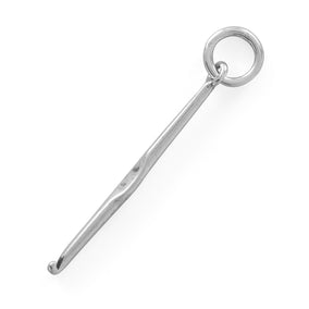 Silver or Gold Crochet Hook Charm
