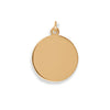 Large 14/20 Gold Filled Round Engravable Pendant