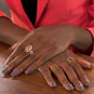 14 Karat Gold Plated Wave Ring