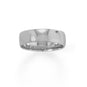 Rhodium Plated 6mm Wedding Band