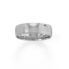 Rhodium Plated 6mm Wedding Band