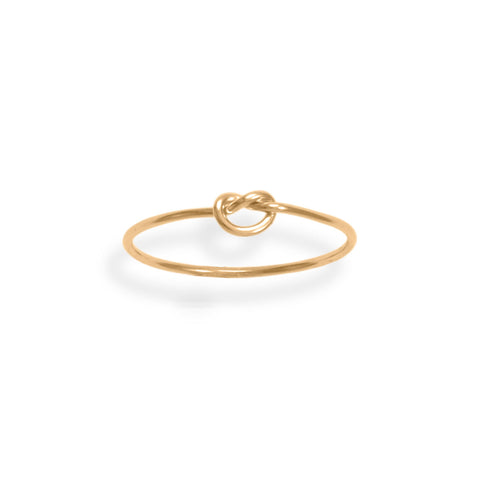 14/20 Gold Filled Thin Love Knot Ring