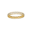 14 Karat Gold Plated Hexagon CZ Eternity Ring