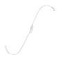Sideways Feather Anklet