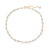 Moonlight Glow! 14 Karat Gold Plated Rainbow Moonstone Anklet