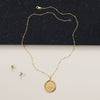 14 Karat Gold Plated Multicolor CZ Moon Earrings