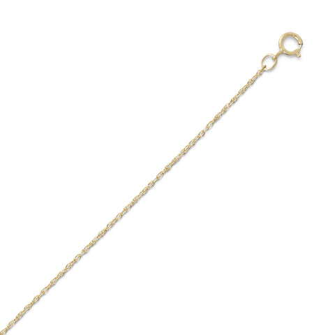 14/20 Gold Fill Rope Chain Necklace (1.1mm)