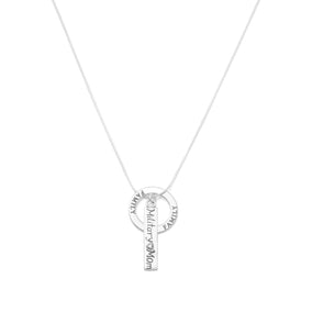 Oxidized Military Mom Charm