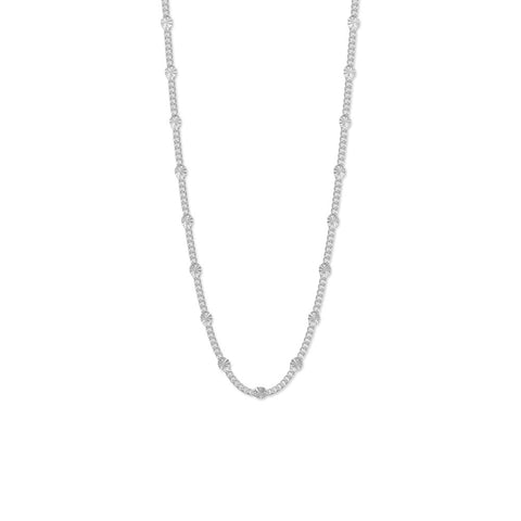 Sun Disk Dapped Curb Chain (2mm)