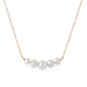 14 Karat Gold Necklace with 5 Cultured Freshwater Pearls