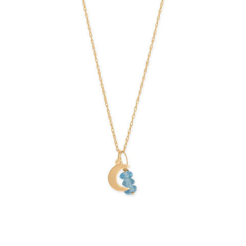 14 Karat Gold Rope Pendant Chain