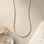 18" 2.6mm Round Omega Necklace