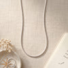 18" 2.6mm Round Omega Necklace