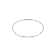 Diamond Cut Sparkle Wire Bangle Bracelet