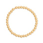 7" 5mm 14/20 Gold Filled Bead Stretch Bracelet