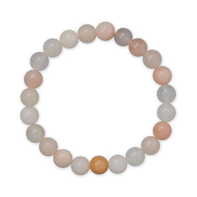 8mm Round Pink Aventurine Stretch Bracelet