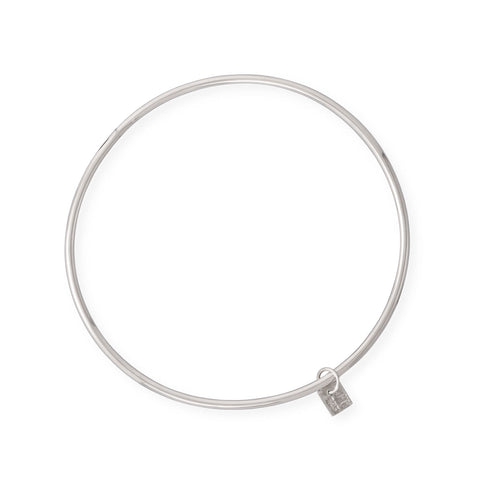 8" Individual Round Bangle Bracelet