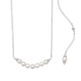 Beautiful Cultured Freshwater Pearl Back Drop Necklace
