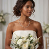 16"+2" Extension Wave Design Necklace with Cultured Freshwater Pearls