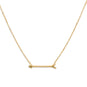 16" + 2" 14 Karat Gold Plated Arrow Design Necklace
