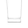 16" + 2" Engravable Bar Nameplate Necklace