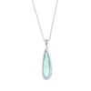 Ancient Roman Glass Pear Drop Necklace