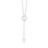 24" Multishape Lariat Necklace
