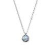 Reversible Ancient Roman Glass and Flower Design Necklace