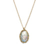 14/20 Gold Filled Woven Ancient Roman Glass Necklace