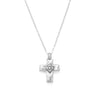 Reversible Cross Charm with Cultured Freshwater Pearl Necklace