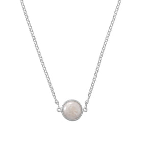 Sweet Simplicity! Cultured Freshwater Coin Pearl Necklace
