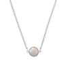 Sweet Simplicity! Cultured Freshwater Coin Pearl Necklace