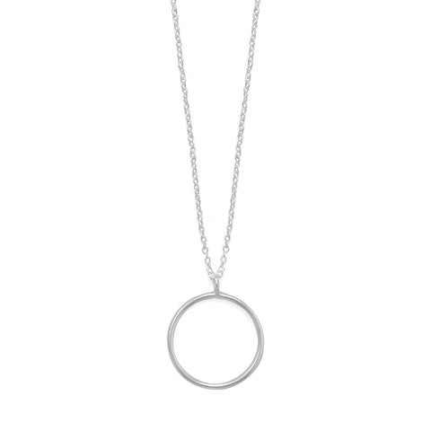 16.5" Small Circle Necklace